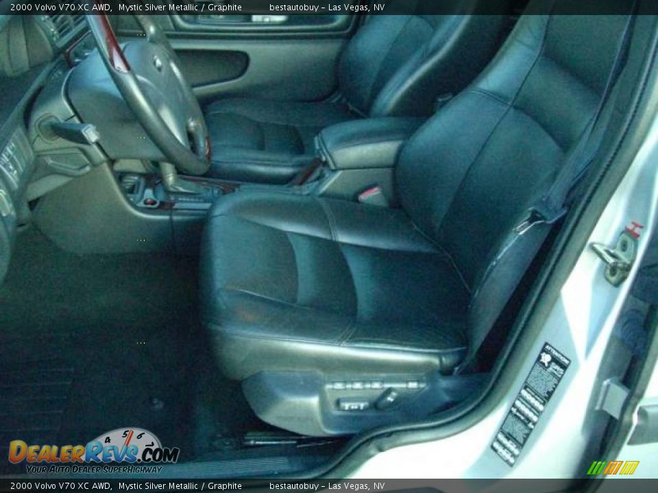 2000 Volvo V70 XC AWD Mystic Silver Metallic / Graphite Photo #29