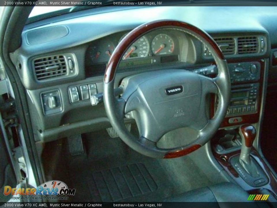 2000 Volvo V70 XC AWD Mystic Silver Metallic / Graphite Photo #32