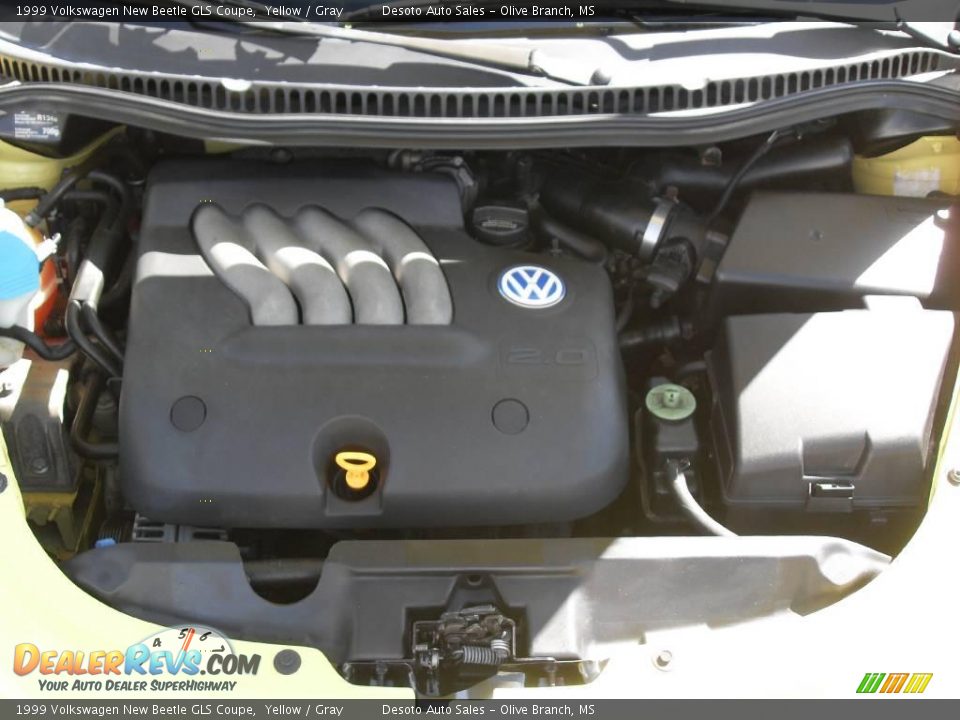 1999 Volkswagen New Beetle GLS Coupe Yellow / Gray Photo #20