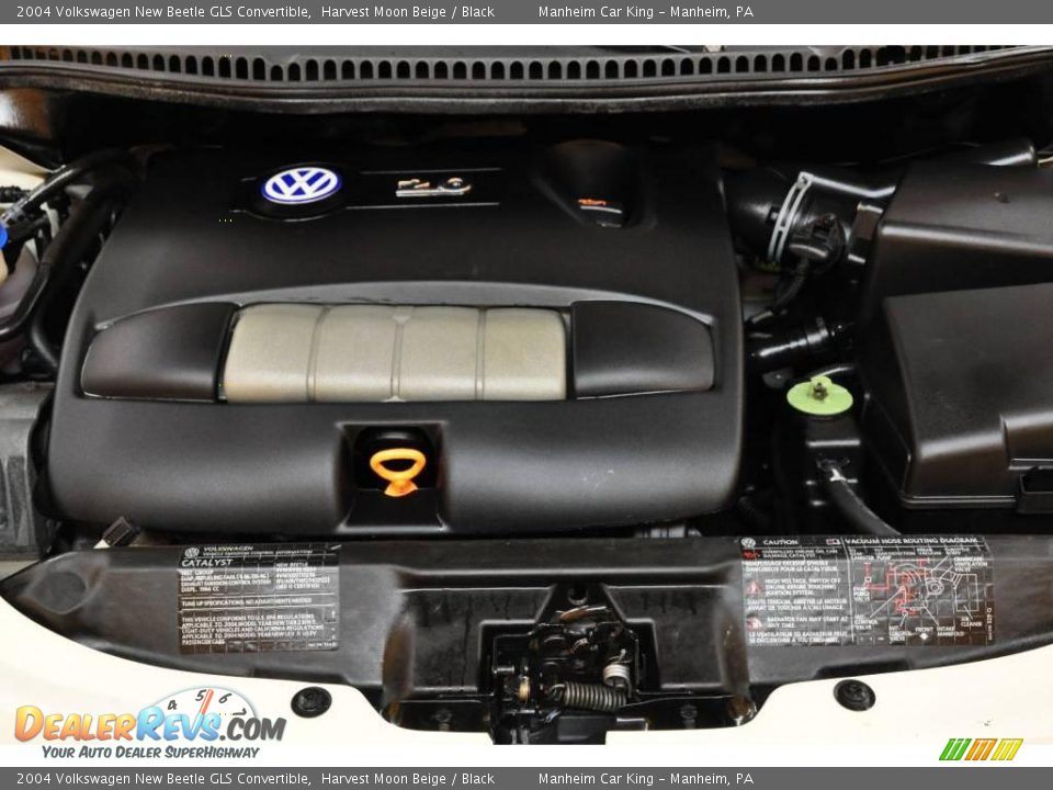 2004 Volkswagen New Beetle GLS Convertible Harvest Moon Beige / Black Photo #19