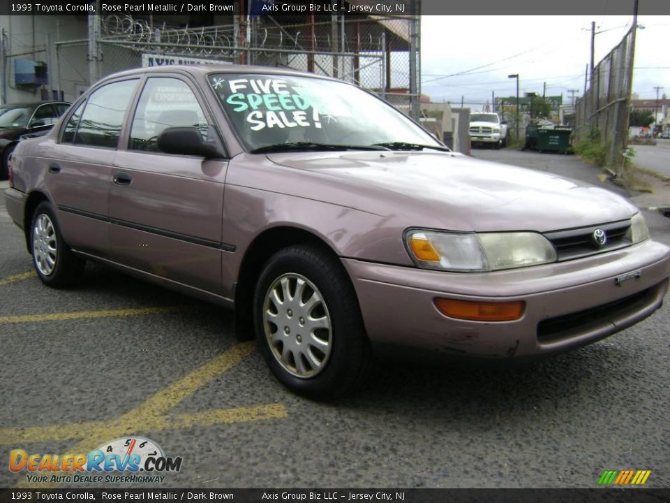 1993 Toyota Corolla Rose Pearl Metallic / Dark Brown Photo #1