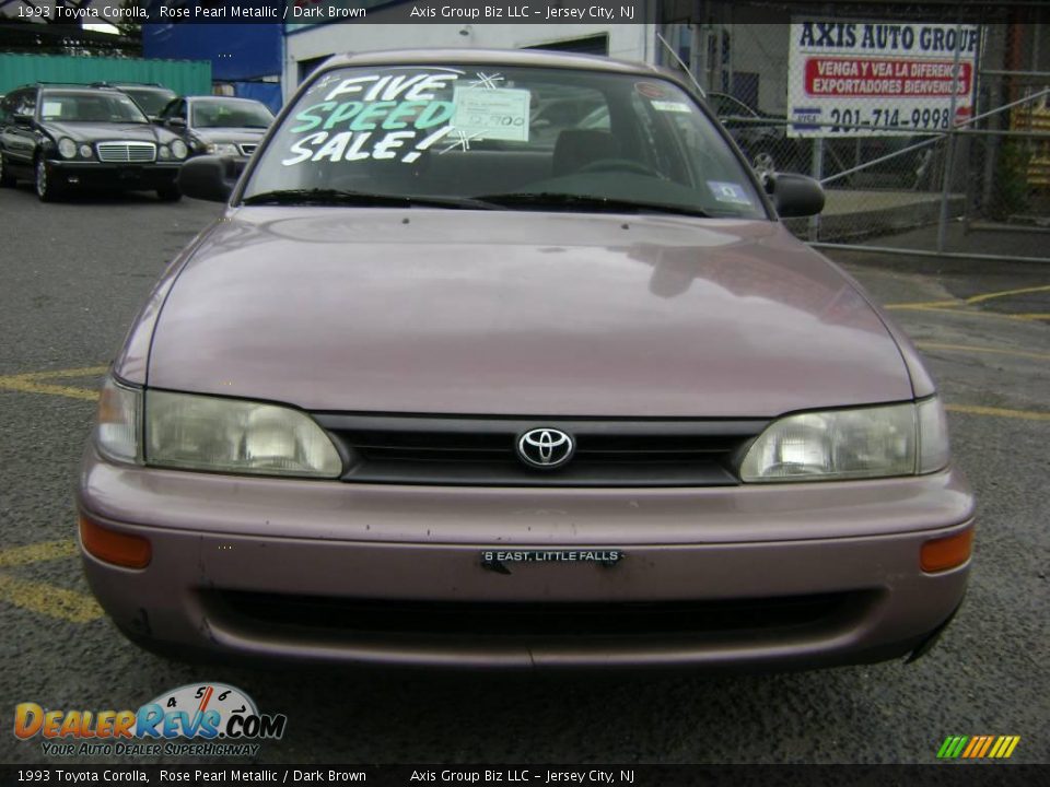 1993 Toyota Corolla Rose Pearl Metallic / Dark Brown Photo #2