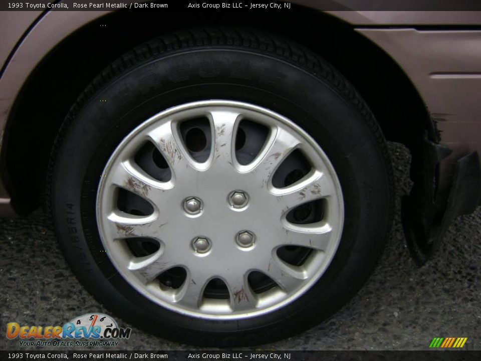 1993 Toyota Corolla Rose Pearl Metallic / Dark Brown Photo #8