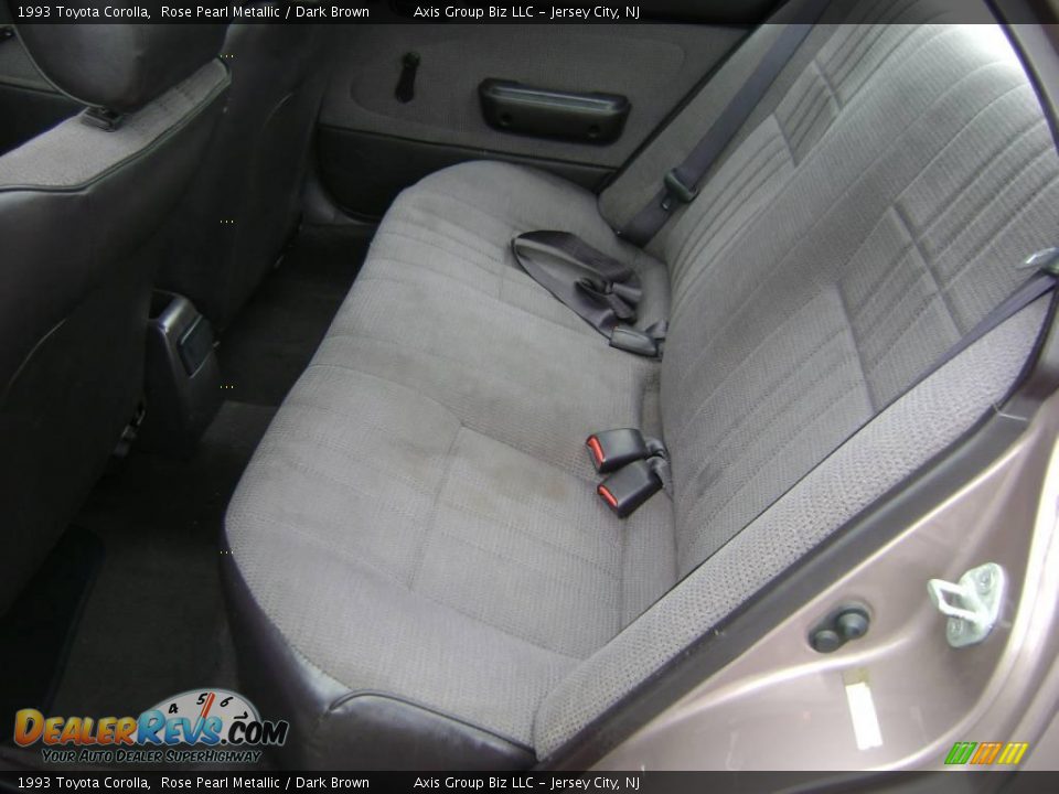1993 Toyota Corolla Rose Pearl Metallic / Dark Brown Photo #11