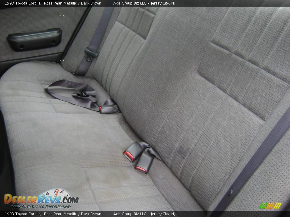 1993 Toyota Corolla Rose Pearl Metallic / Dark Brown Photo #12