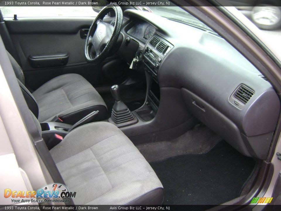 1993 Toyota Corolla Rose Pearl Metallic / Dark Brown Photo #13