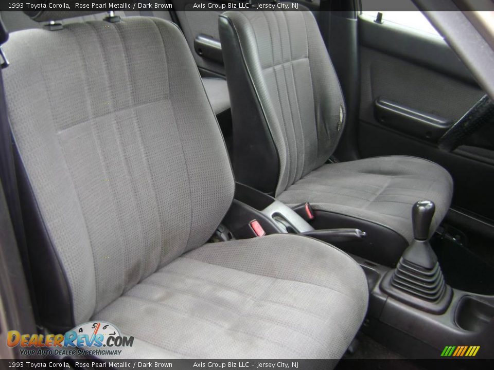 1993 Toyota Corolla Rose Pearl Metallic / Dark Brown Photo #14