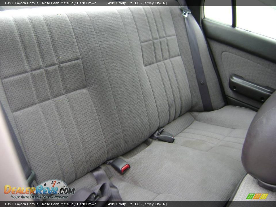 1993 Toyota Corolla Rose Pearl Metallic / Dark Brown Photo #16