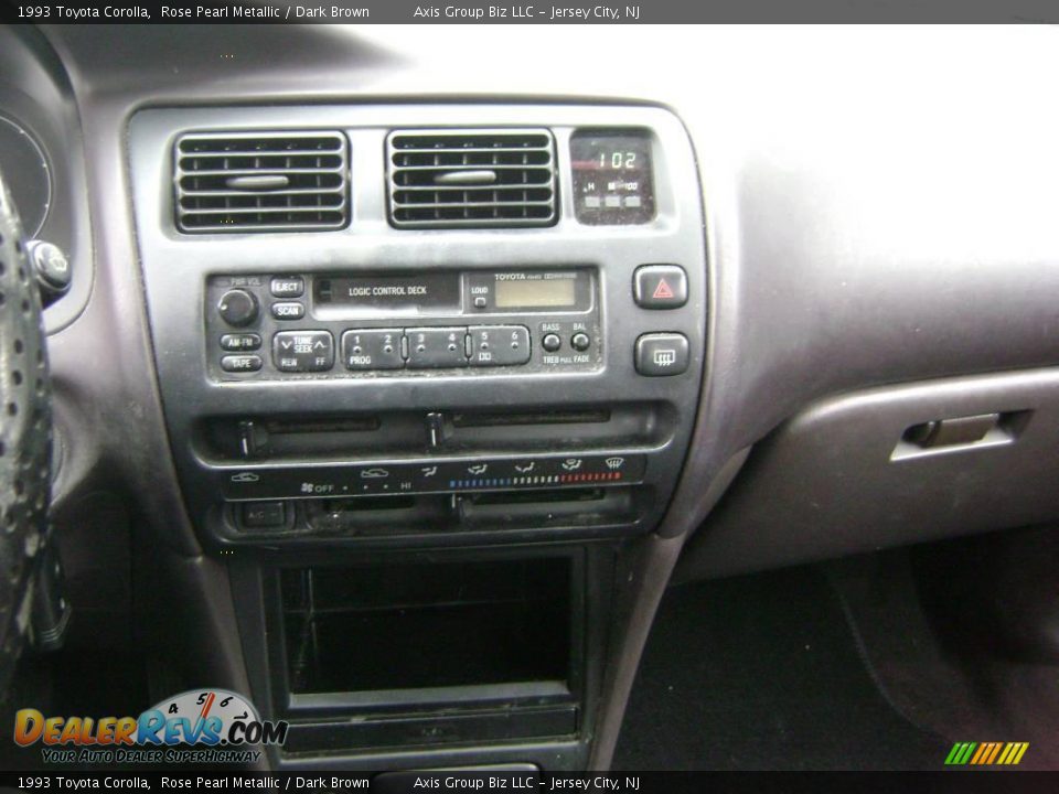 1993 Toyota Corolla Rose Pearl Metallic / Dark Brown Photo #18