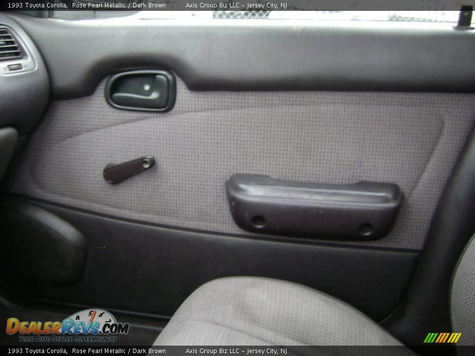 1993 Toyota Corolla Rose Pearl Metallic / Dark Brown Photo #21