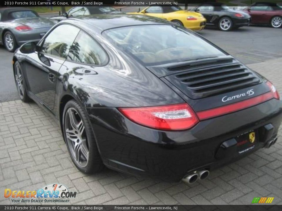 2010 Porsche 911 Carrera 4S Coupe Black / Sand Beige Photo #6