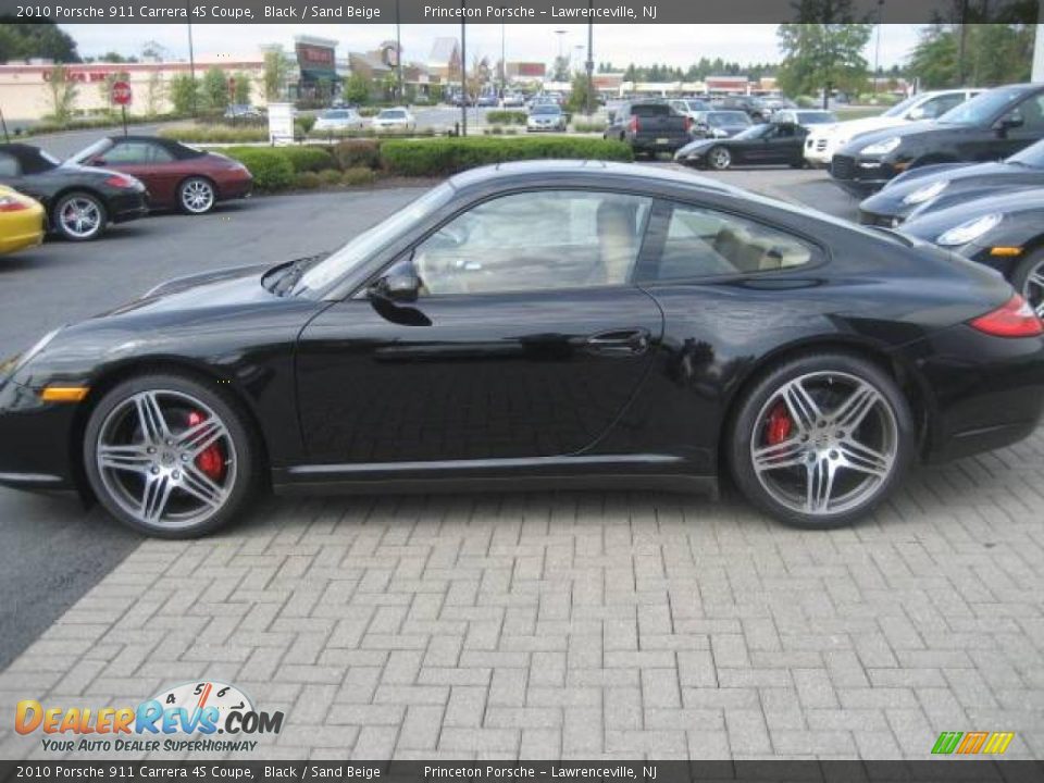 2010 Porsche 911 Carrera 4S Coupe Black / Sand Beige Photo #7