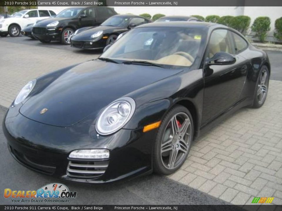 2010 Porsche 911 Carrera 4S Coupe Black / Sand Beige Photo #8