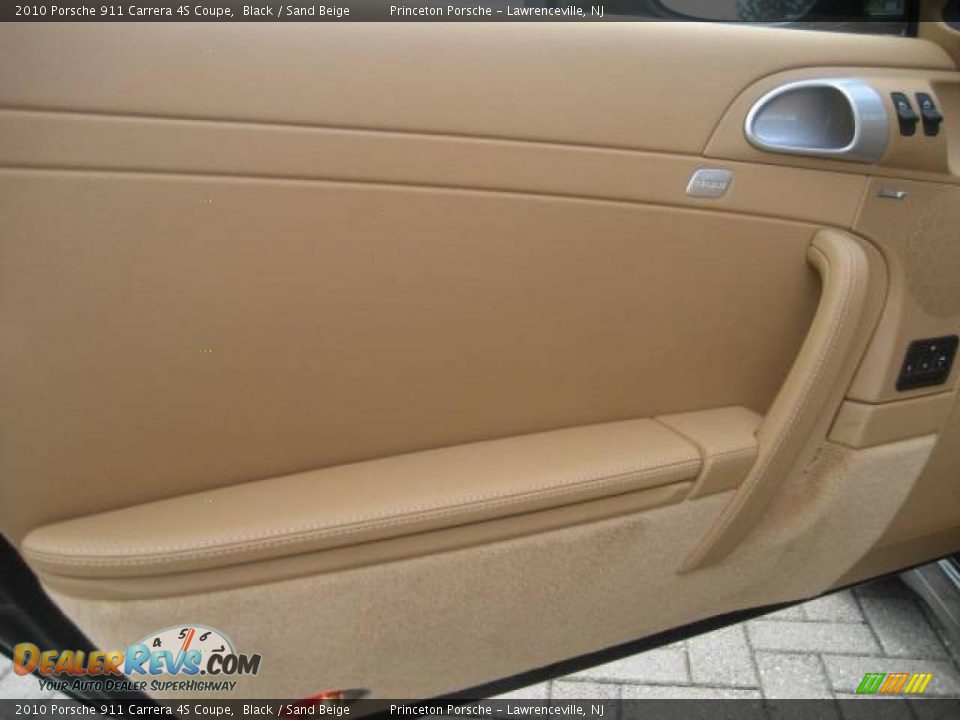 2010 Porsche 911 Carrera 4S Coupe Black / Sand Beige Photo #13