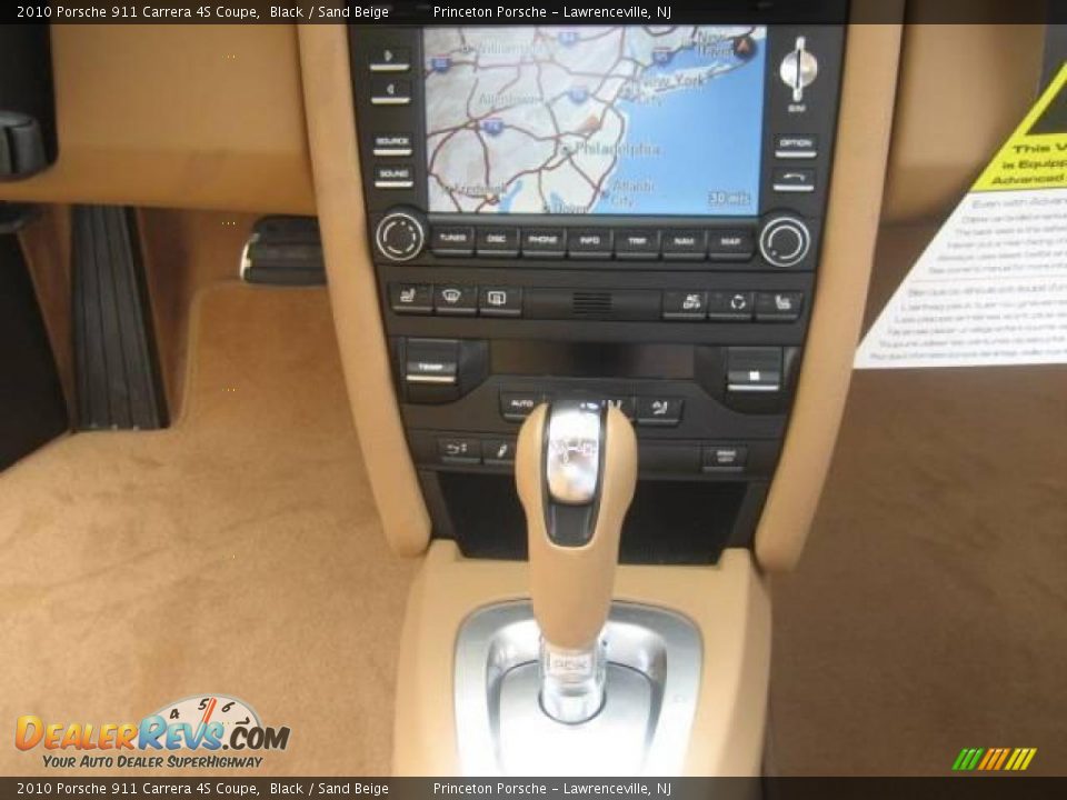 2010 Porsche 911 Carrera 4S Coupe Black / Sand Beige Photo #21