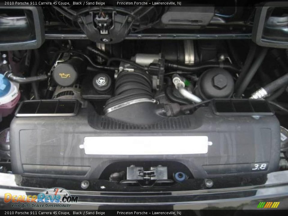 2010 Porsche 911 Carrera 4S Coupe Black / Sand Beige Photo #27