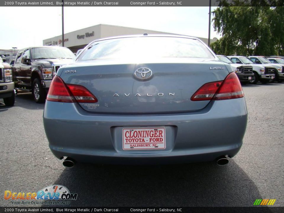 2009 Toyota Avalon Limited Blue Mirage Metallic / Dark Charcoal Photo #4