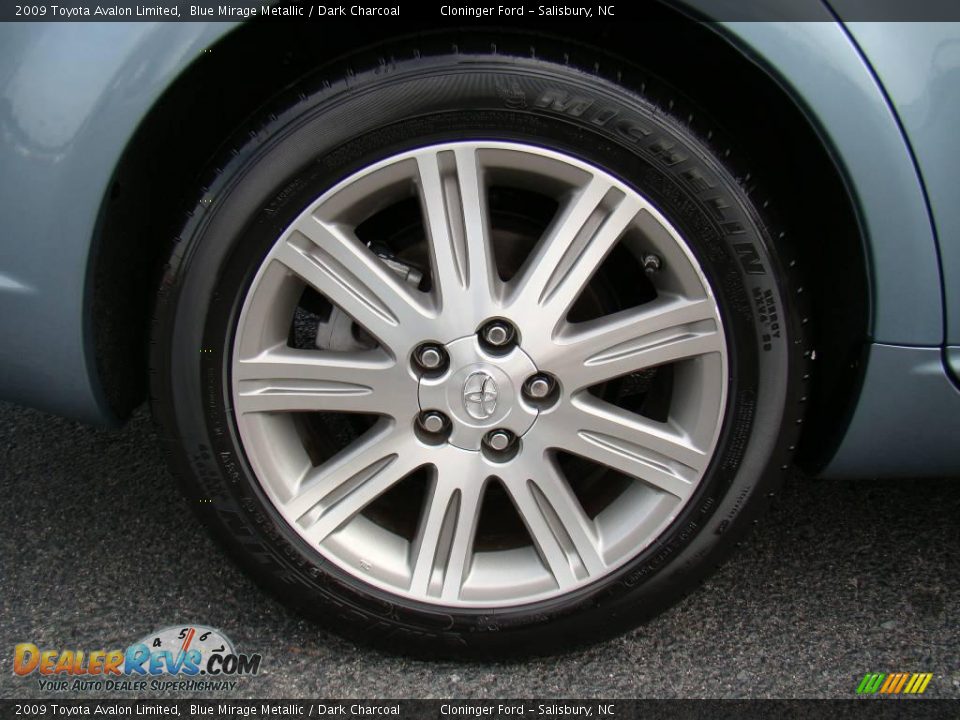 2009 Toyota Avalon Limited Blue Mirage Metallic / Dark Charcoal Photo #13