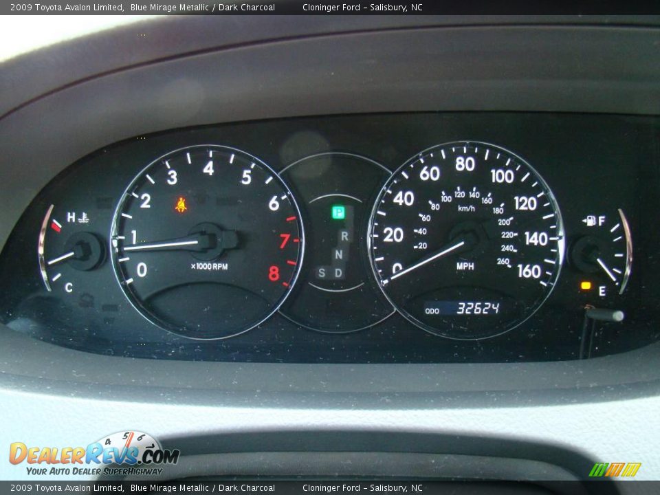 2009 Toyota Avalon Limited Blue Mirage Metallic / Dark Charcoal Photo #18