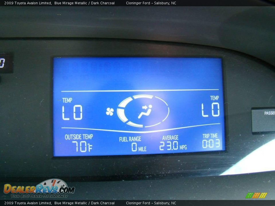 2009 Toyota Avalon Limited Blue Mirage Metallic / Dark Charcoal Photo #20
