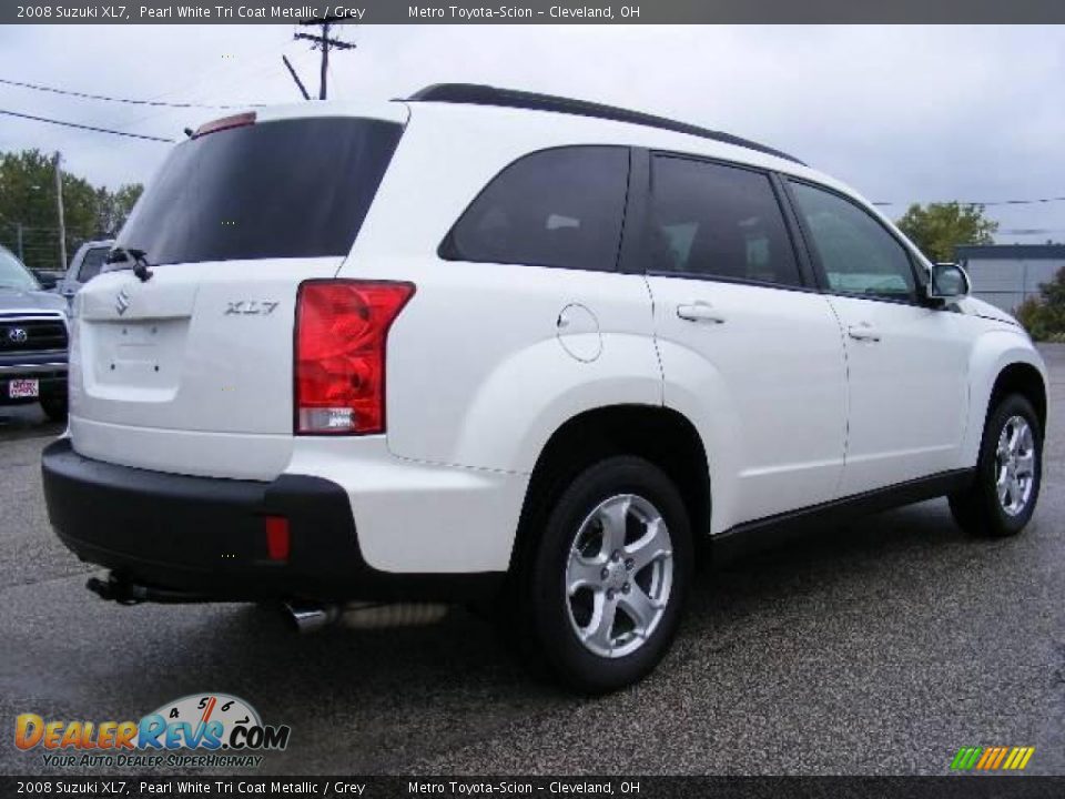 2008 Suzuki XL7 Pearl White Tri Coat Metallic / Grey Photo #3
