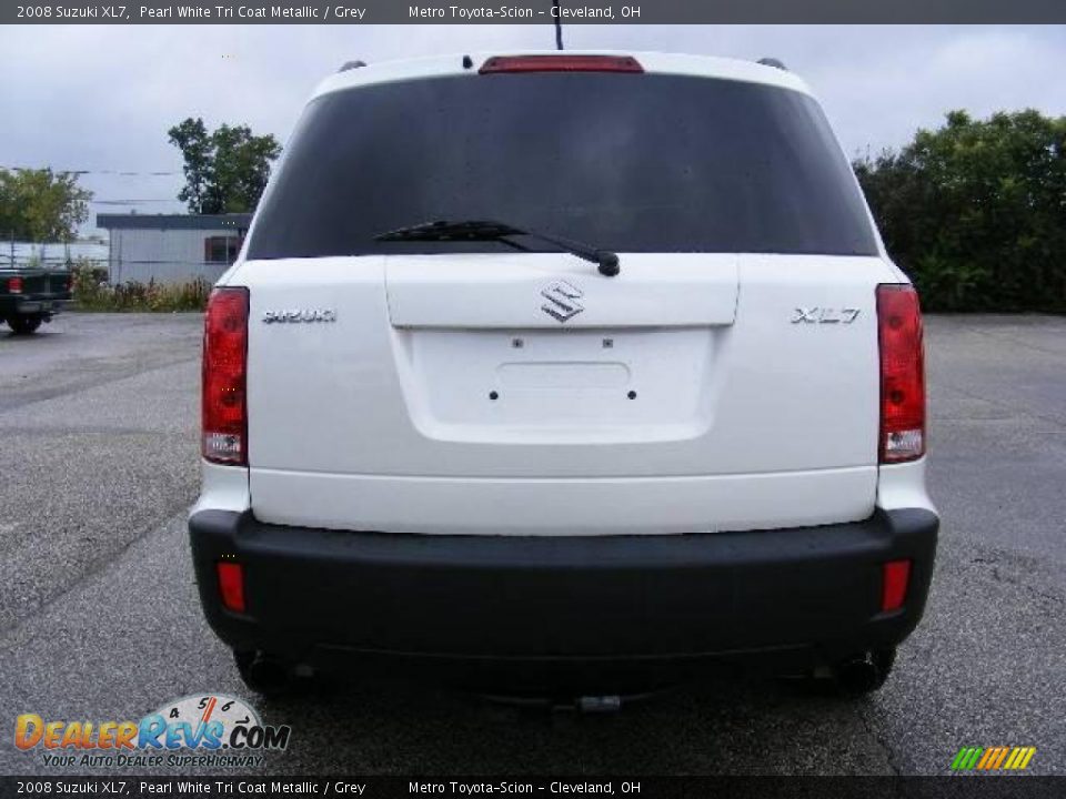 2008 Suzuki XL7 Pearl White Tri Coat Metallic / Grey Photo #4