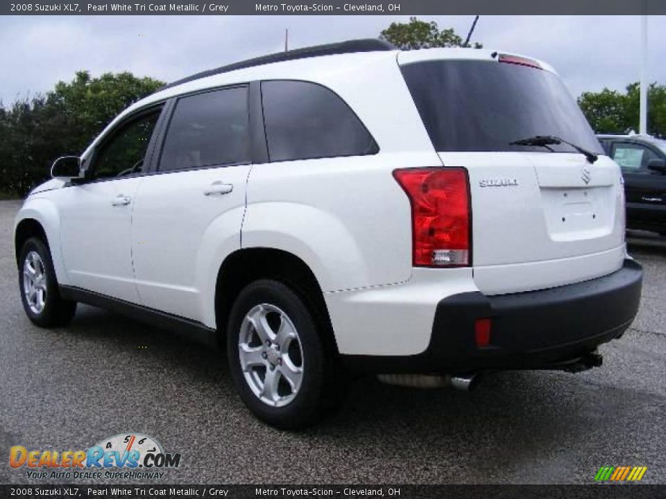 2008 Suzuki XL7 Pearl White Tri Coat Metallic / Grey Photo #5
