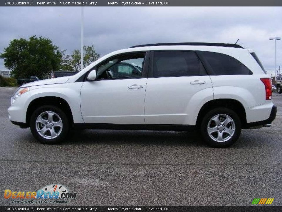 2008 Suzuki XL7 Pearl White Tri Coat Metallic / Grey Photo #6