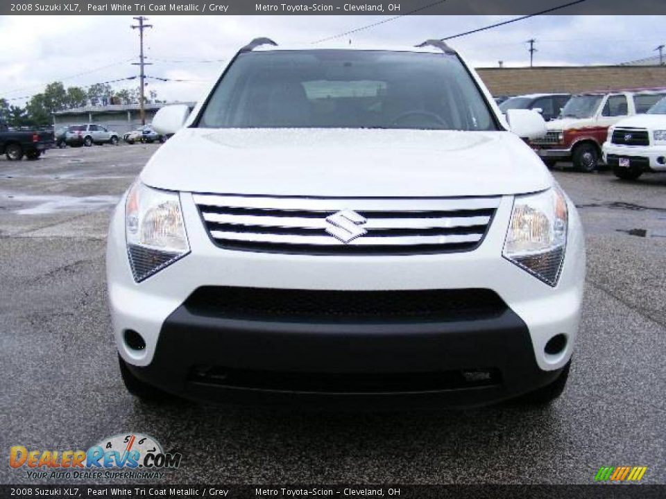 2008 Suzuki XL7 Pearl White Tri Coat Metallic / Grey Photo #8