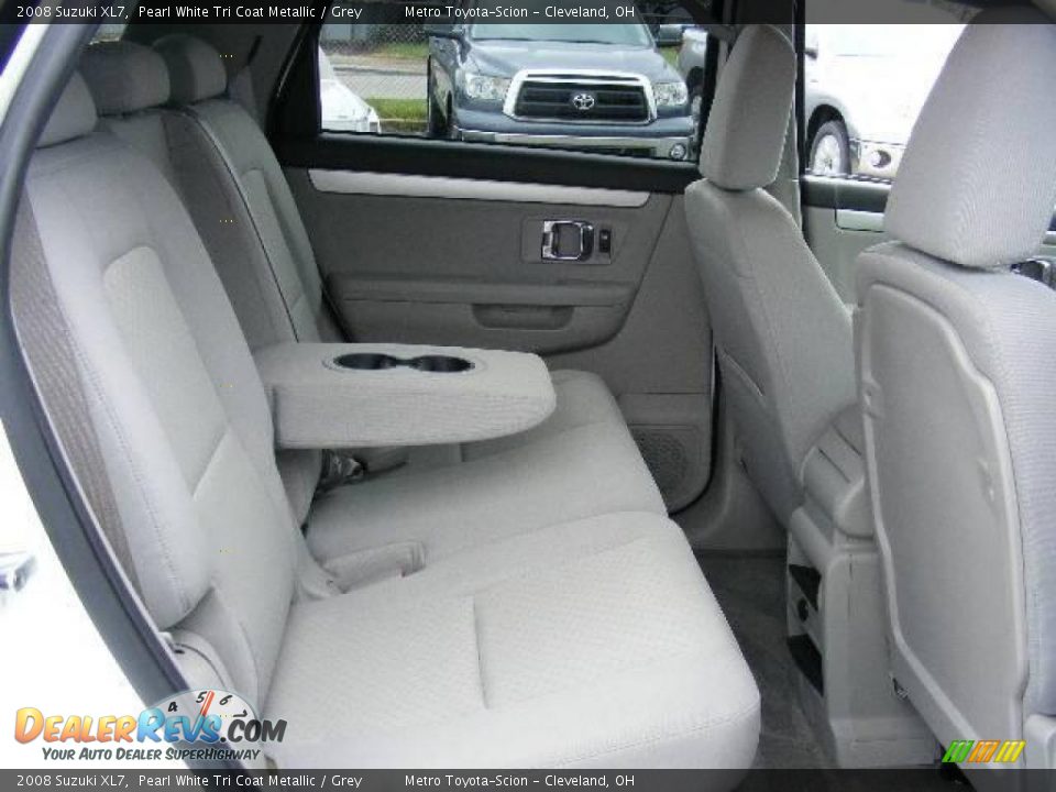 2008 Suzuki XL7 Pearl White Tri Coat Metallic / Grey Photo #12