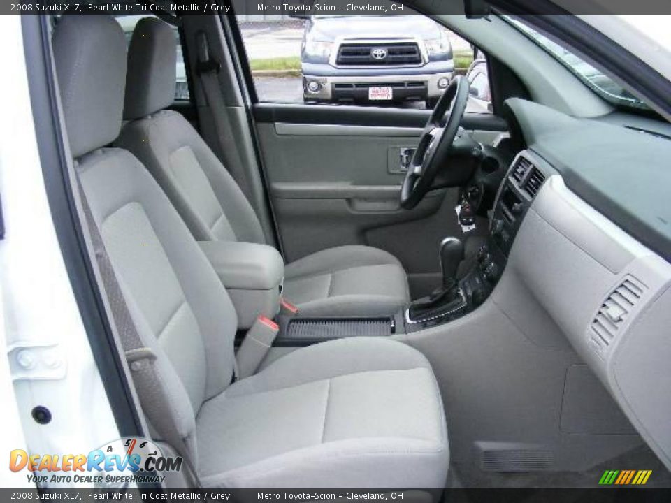 2008 Suzuki XL7 Pearl White Tri Coat Metallic / Grey Photo #13