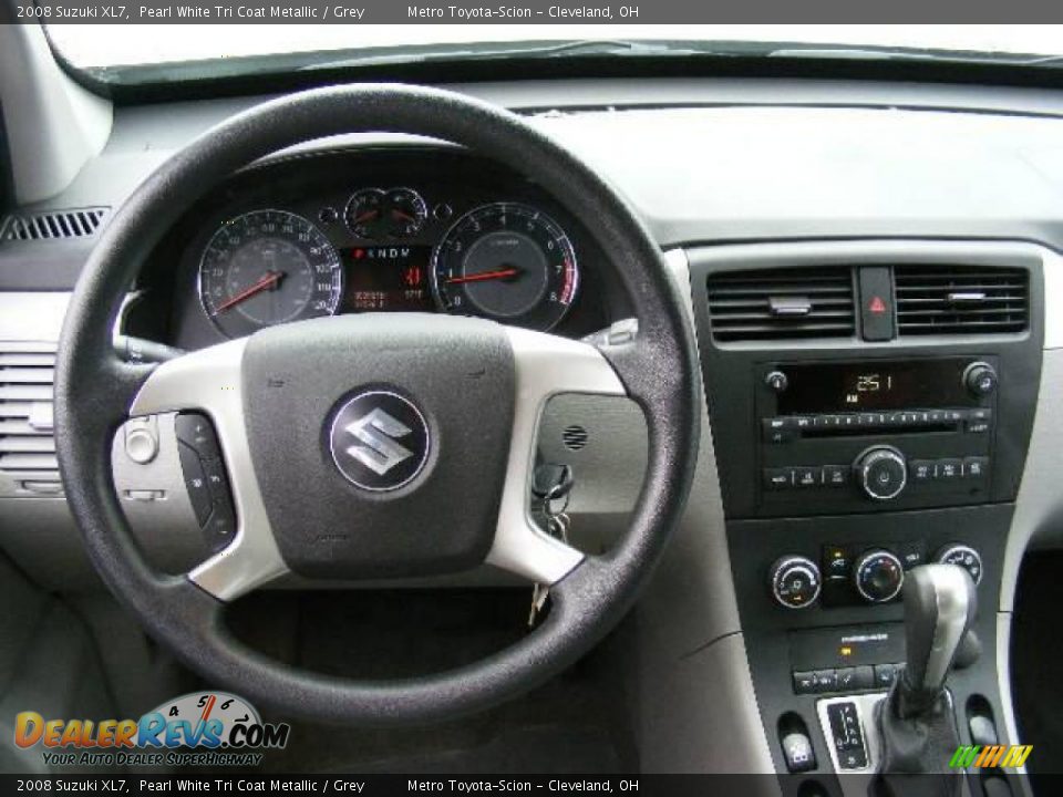 2008 Suzuki XL7 Pearl White Tri Coat Metallic / Grey Photo #14