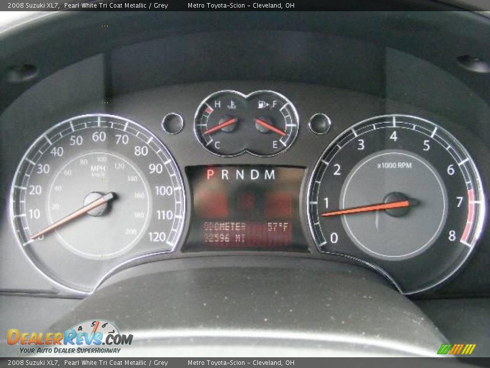 2008 Suzuki XL7 Pearl White Tri Coat Metallic / Grey Photo #16