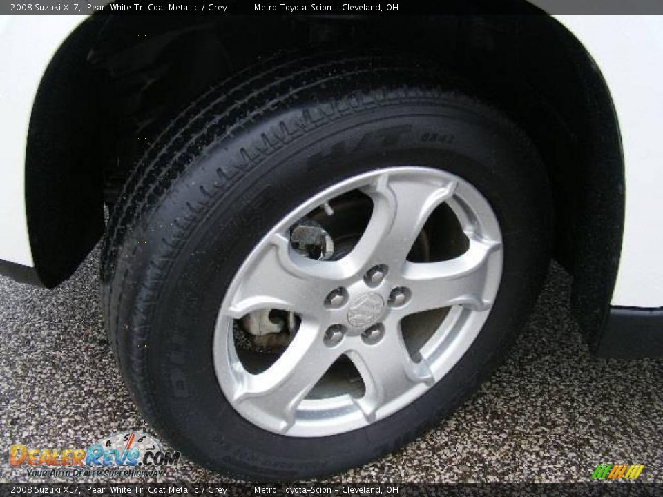 2008 Suzuki XL7 Pearl White Tri Coat Metallic / Grey Photo #25