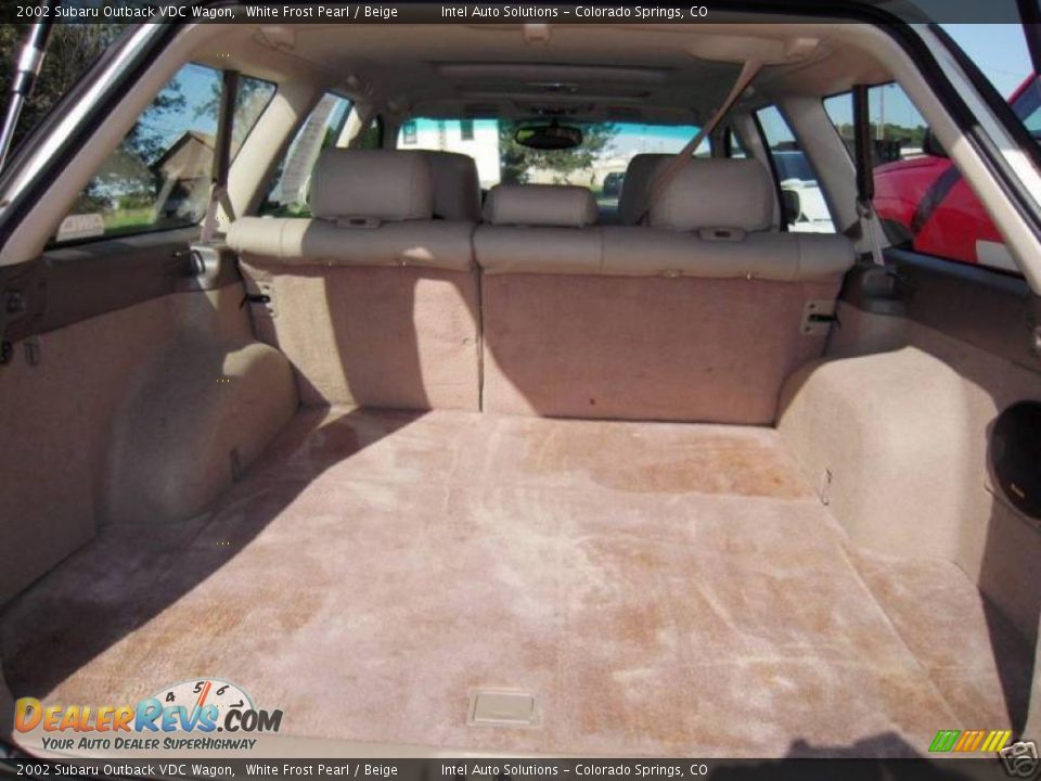 2002 Subaru Outback VDC Wagon White Frost Pearl / Beige Photo #19