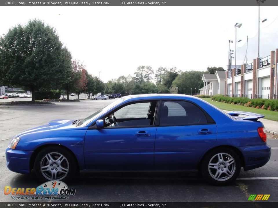 2004 Subaru Impreza WRX Sedan WR Blue Pearl / Dark Gray Photo #3
