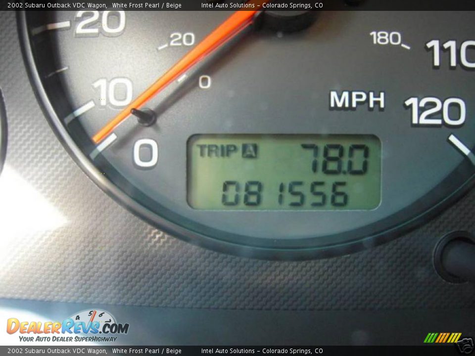 2002 Subaru Outback VDC Wagon White Frost Pearl / Beige Photo #22