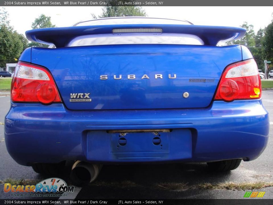2004 Subaru Impreza WRX Sedan WR Blue Pearl / Dark Gray Photo #5