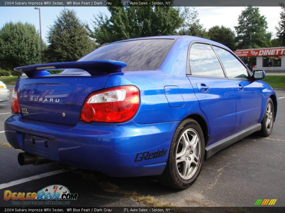 2004 Subaru Impreza WRX Sedan WR Blue Pearl / Dark Gray Photo #6