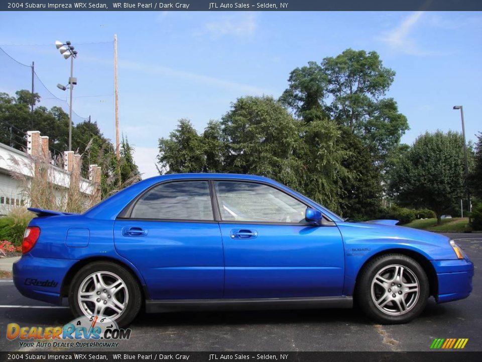 2004 Subaru Impreza WRX Sedan WR Blue Pearl / Dark Gray Photo #7