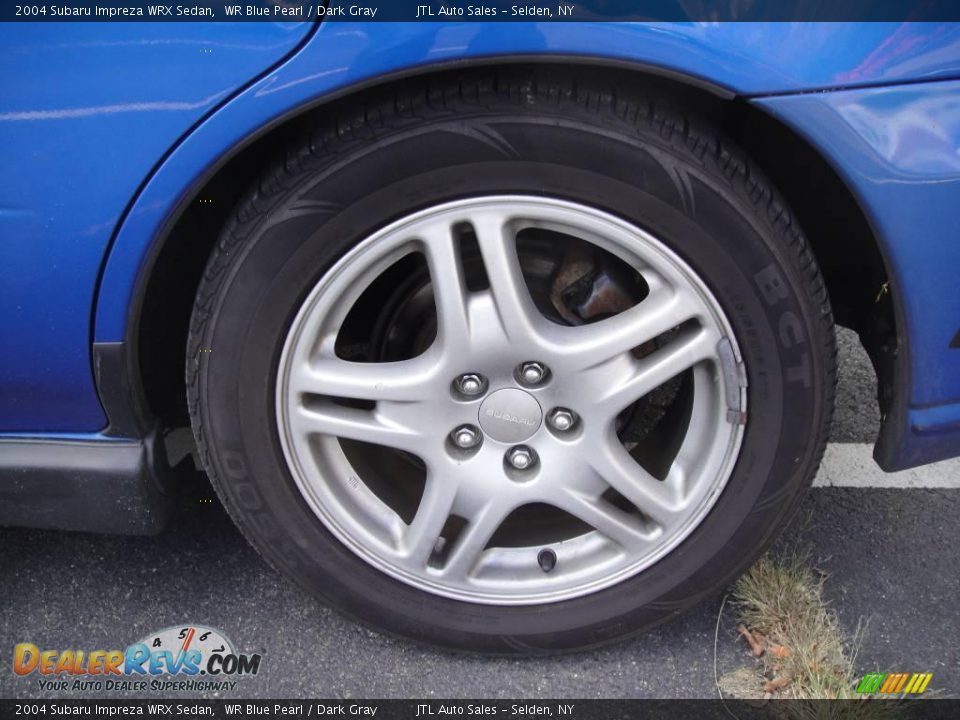 2004 Subaru Impreza WRX Sedan WR Blue Pearl / Dark Gray Photo #8