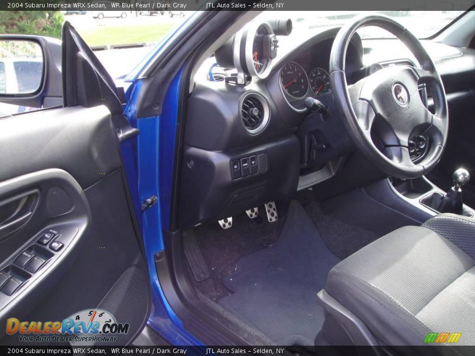 2004 Subaru Impreza WRX Sedan WR Blue Pearl / Dark Gray Photo #11