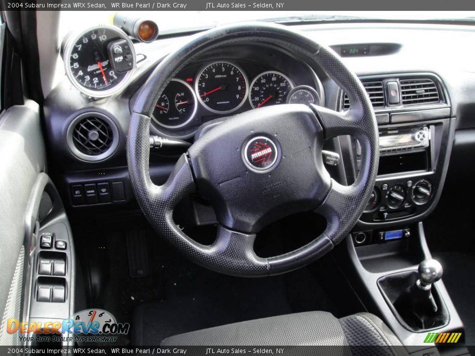 2004 Subaru Impreza WRX Sedan WR Blue Pearl / Dark Gray Photo #12