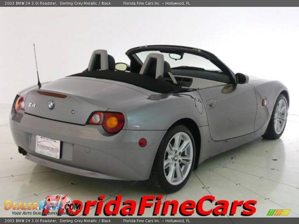 2003 BMW Z4 3.0i Roadster Sterling Grey Metallic / Black Photo #2