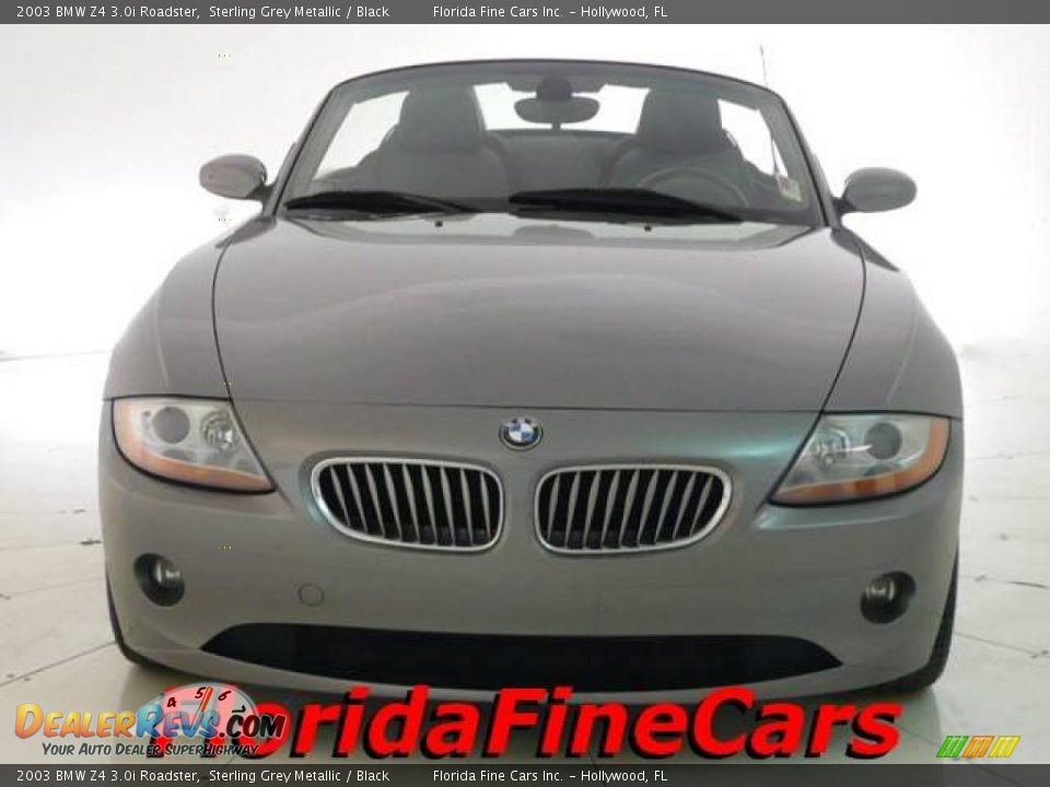 2003 BMW Z4 3.0i Roadster Sterling Grey Metallic / Black Photo #5