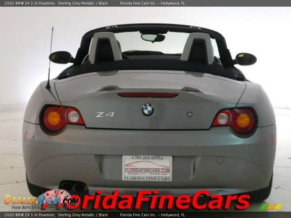 2003 BMW Z4 3.0i Roadster Sterling Grey Metallic / Black Photo #6