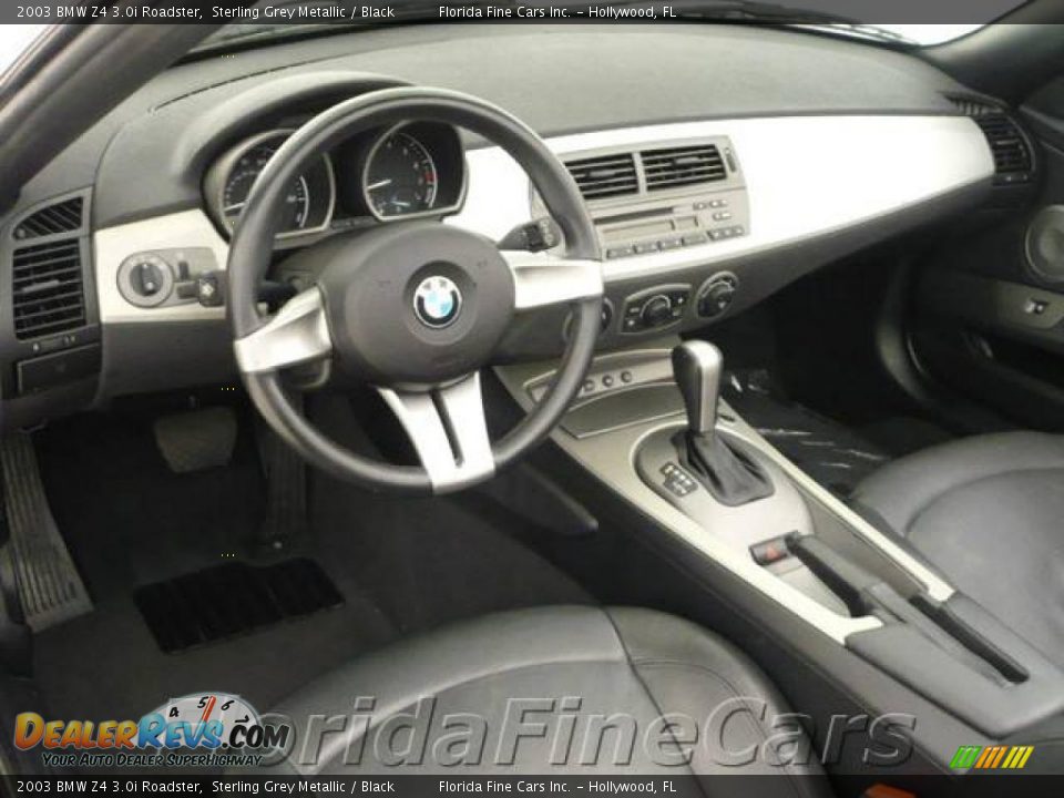 2003 BMW Z4 3.0i Roadster Sterling Grey Metallic / Black Photo #13