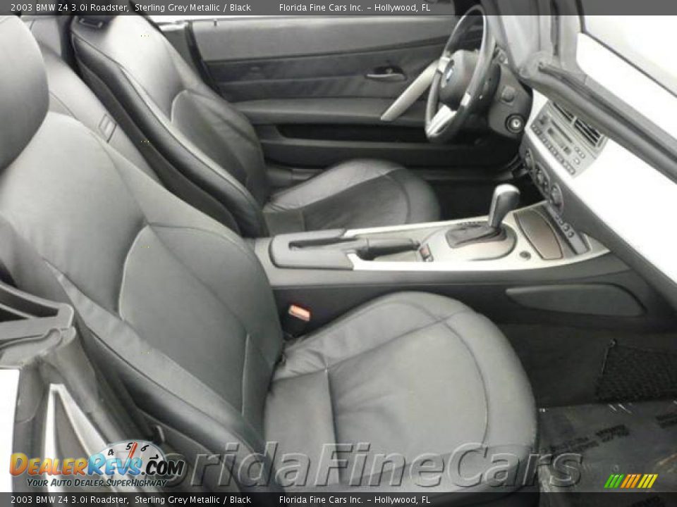 2003 BMW Z4 3.0i Roadster Sterling Grey Metallic / Black Photo #14
