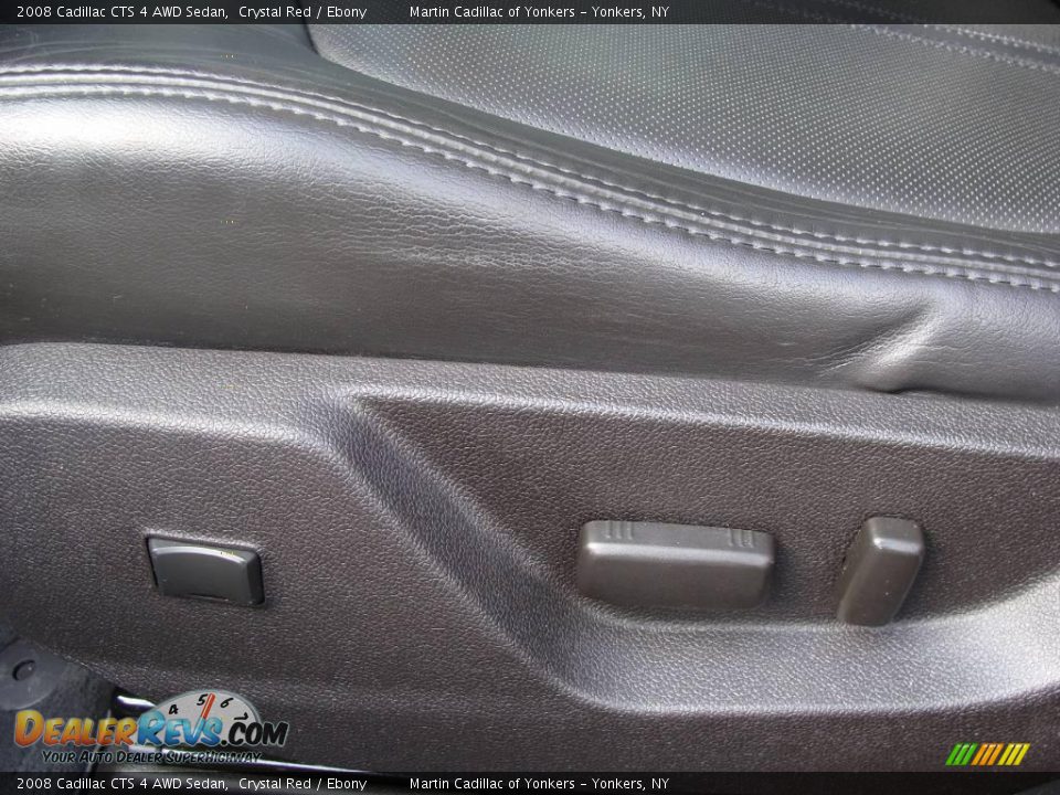 2008 Cadillac CTS 4 AWD Sedan Crystal Red / Ebony Photo #14