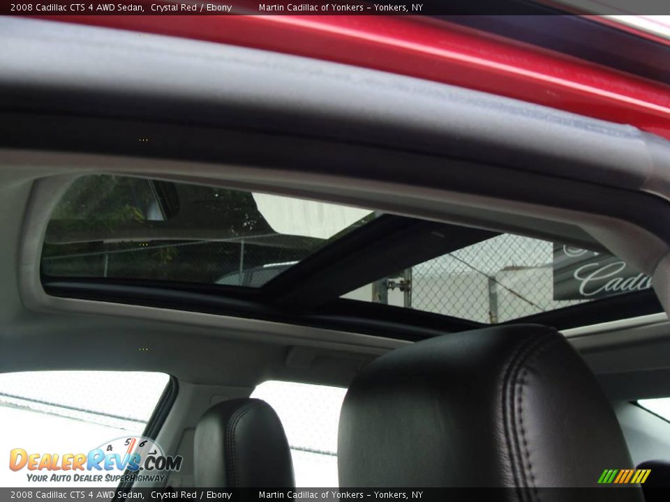 2008 Cadillac CTS 4 AWD Sedan Crystal Red / Ebony Photo #15